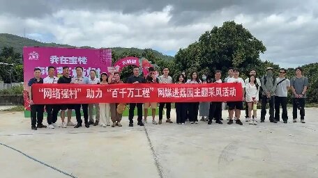 網媒進荔園，汕尾荔枝借“網”出圈